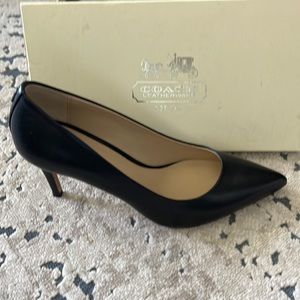 Coach Smith heels-black 7.5
